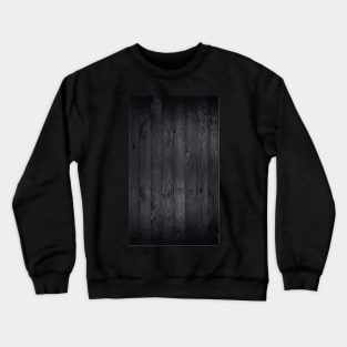 Dark Wood Texture Crewneck Sweatshirt